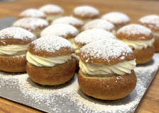 Semlor - svensk fastelavnsbolle